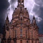 dd frauenkirche im Gewitter